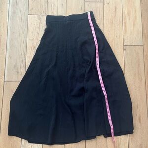 Brooks Brothers Classic Black A-Line Skirt